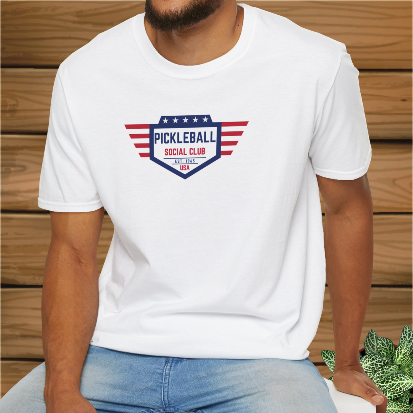 Pickleball Social Club : Unisex Softstyle T-Shirt