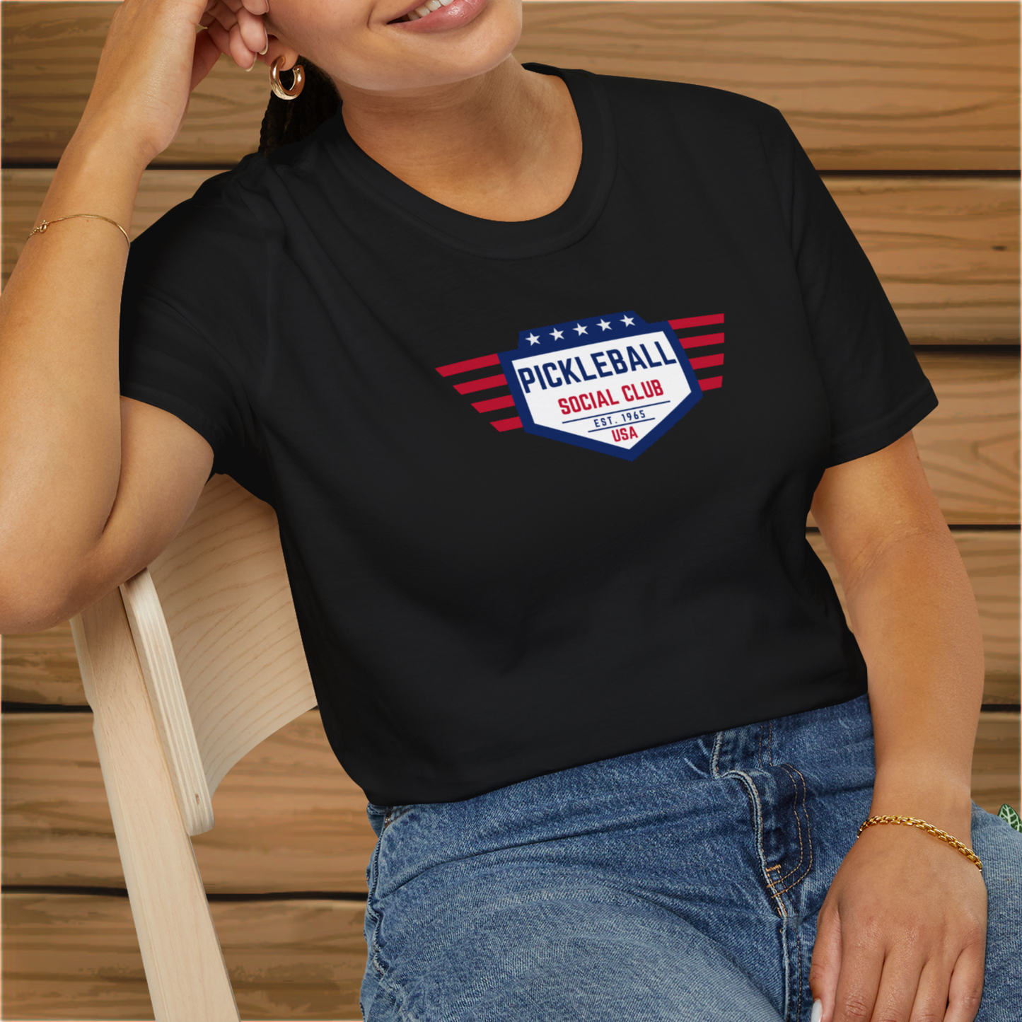 Pickleball Social Club : Unisex Softstyle T-Shirt