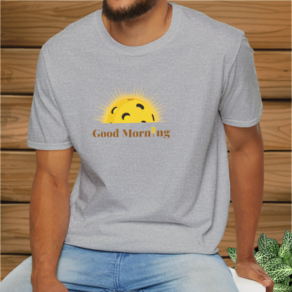 Good Morning Sunshine: Pickleball Unisex Softstyle T-Shirt