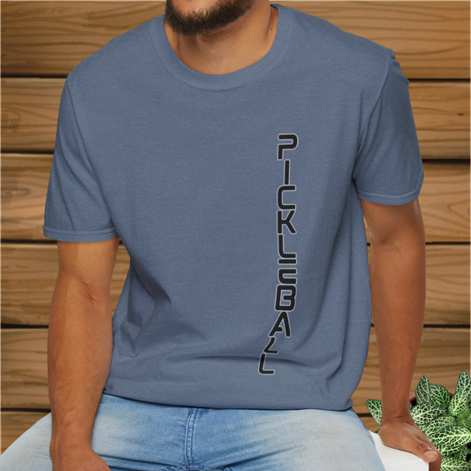 Pickleball Vertical: Unisex Softstyle T-Shirt