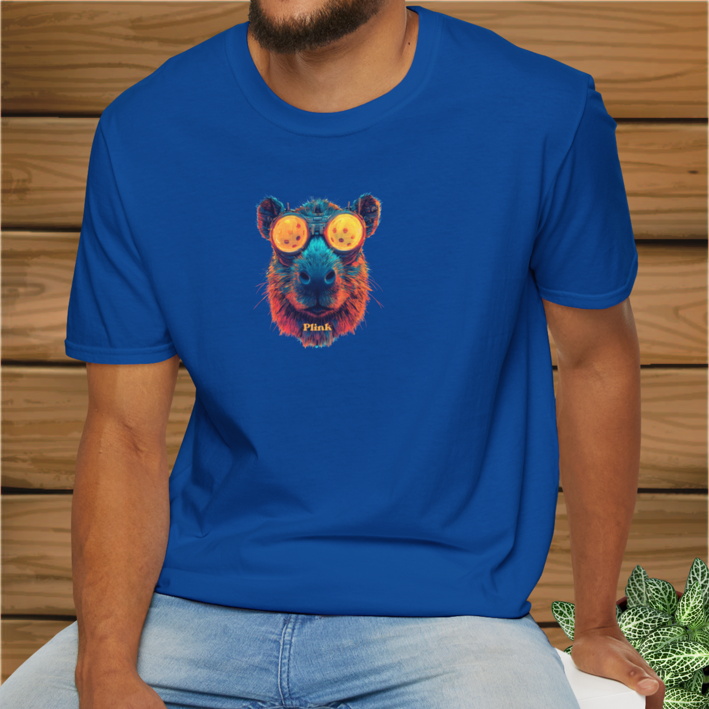 Capybara Plink: Pickleball Unisex Softstyle T-Shirt