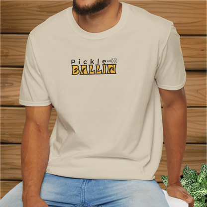 Pickleball Ballin: Unisex Softstyle T-Shirt