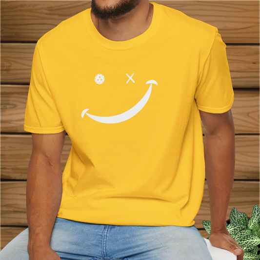 Classic Smile Pickleball: Unisex Softstyle T-Shirt