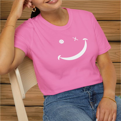 Classic Smile Pickleball: Unisex Softstyle T-Shirt