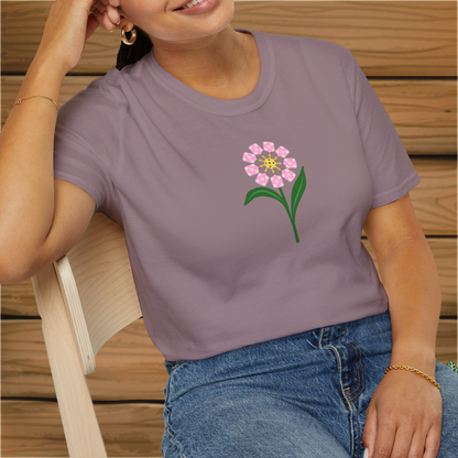 Pickleball Paddle Flower: Unisex Softstyle T-Shirt