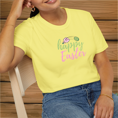 Happy Easter: Pickleball Unisex Softstyle T-Shirt