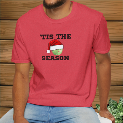 'Tis the Season: Pickleball Unisex Softstyle T-Shirt