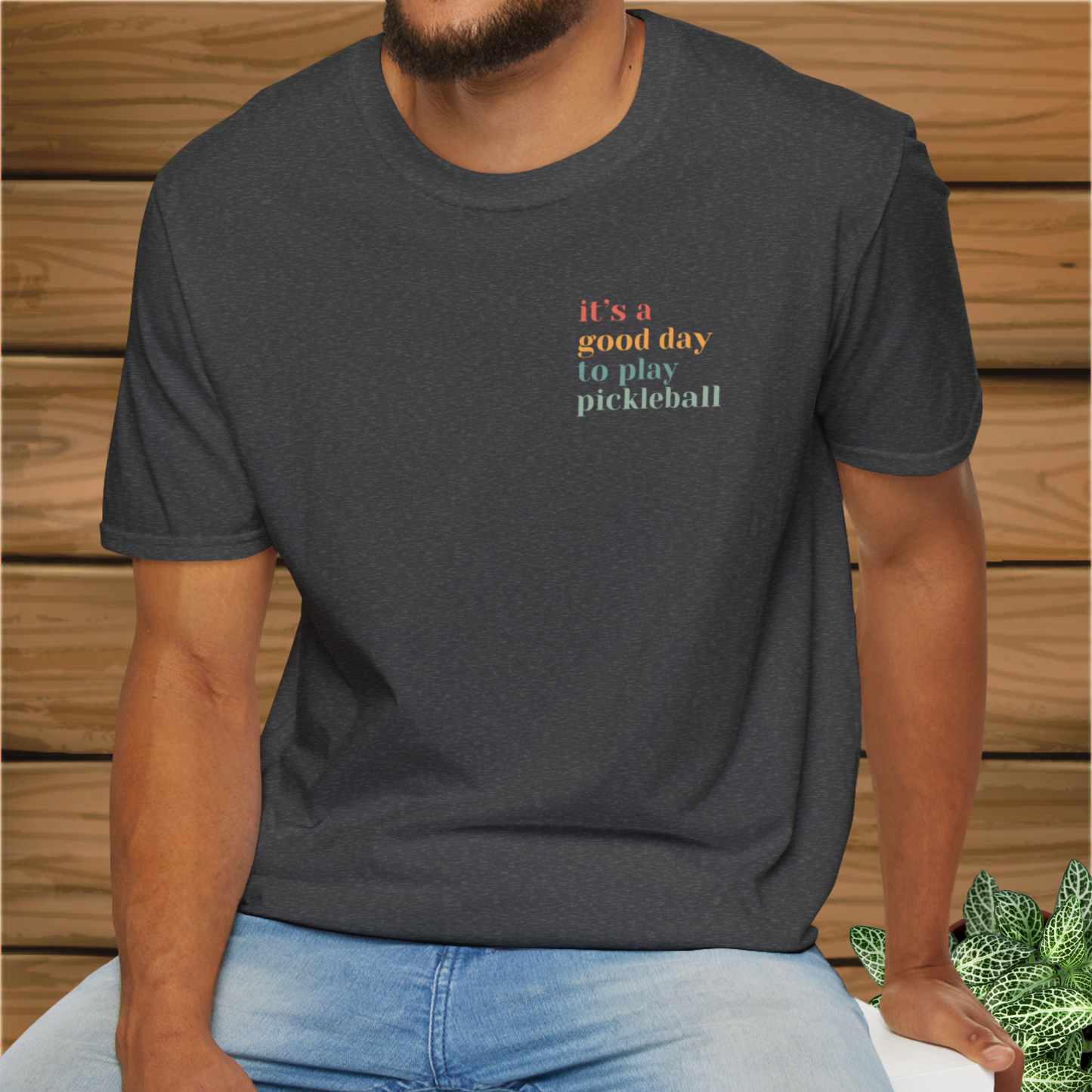 It's a Good Day to Play Pickleball: Unisex Softstyle T-Shirt