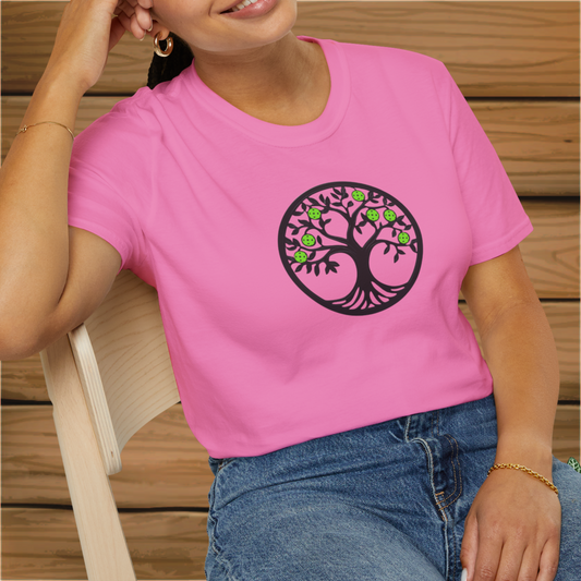 Pickleball Tree of Life: Unisex Softstyle T-Shirt