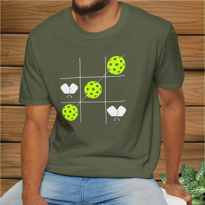 Pickleball Tic Tac Toe: Unisex Softstyle T-Shirt