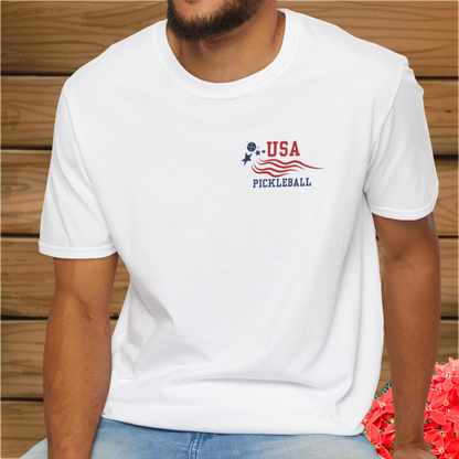 USA Pickleball: Unisex Softstyle T-Shirt