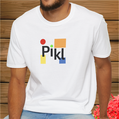 Pikl Shapes: Pickleball Unisex Softstyle T-Shirt