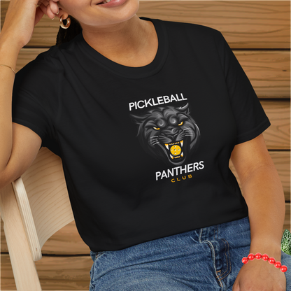 Pickleball Panthers: Unisex Softstyle T-Shirt