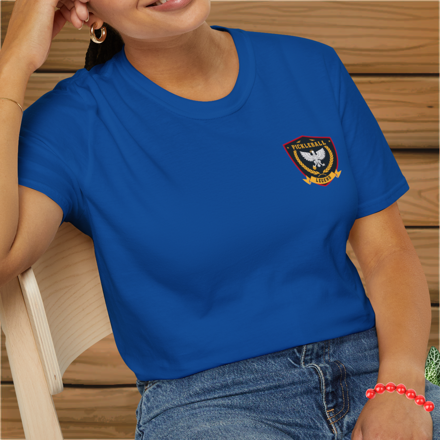 Pickleball Legend Eagle: Unisex Softstyle T-Shirt