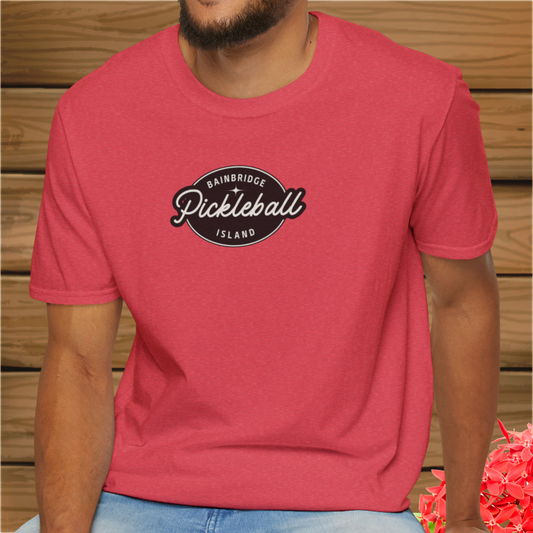 Bainbridge Island: Pickleball Unisex Softstyle T-Shirt