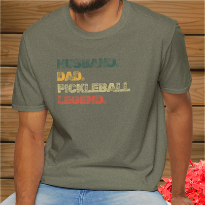 Husband Legend: Pickleball Unisex Softstyle T-Shirt