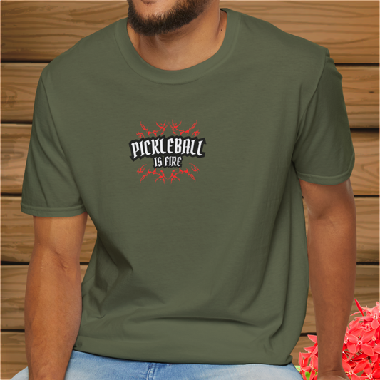 Pickleball is Fire: Unisex Softstyle T-Shirt