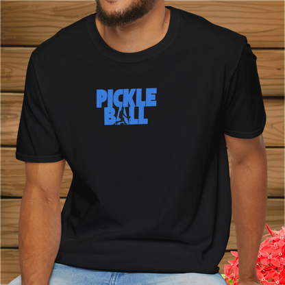 Pickleball Shadow: Unisex Softstyle T-Shirt