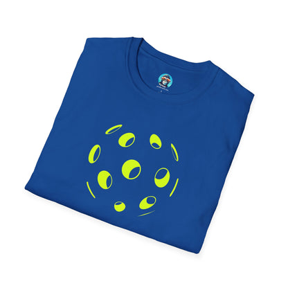 Pickleball Outline: Unisex Softstyle T-Shirt