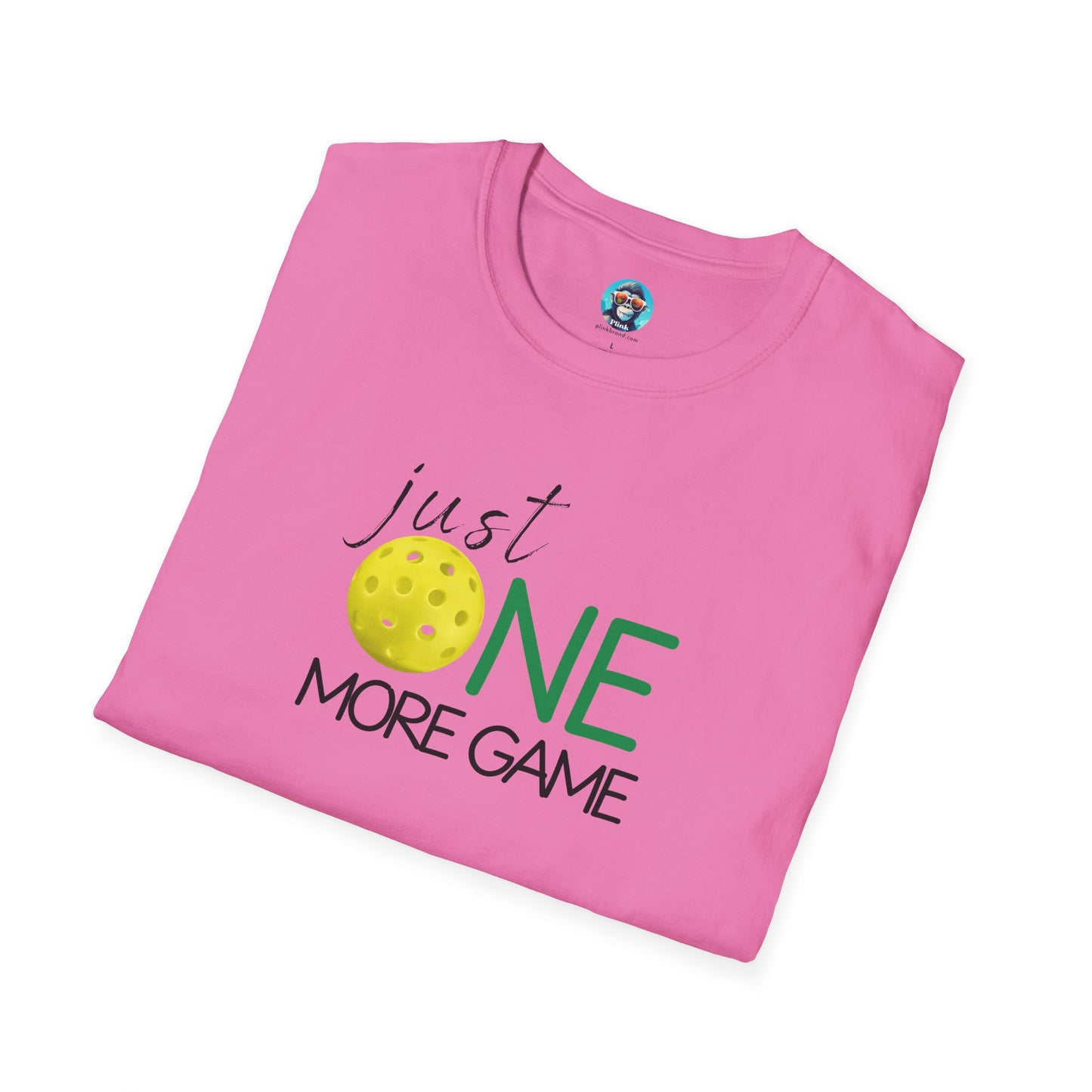 Just One More Game: Pickleball Unisex Softstyle T-Shirt