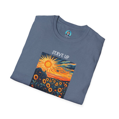 Serve Up Some Sunshine: Pickleball Unisex Softstyle T-Shirt