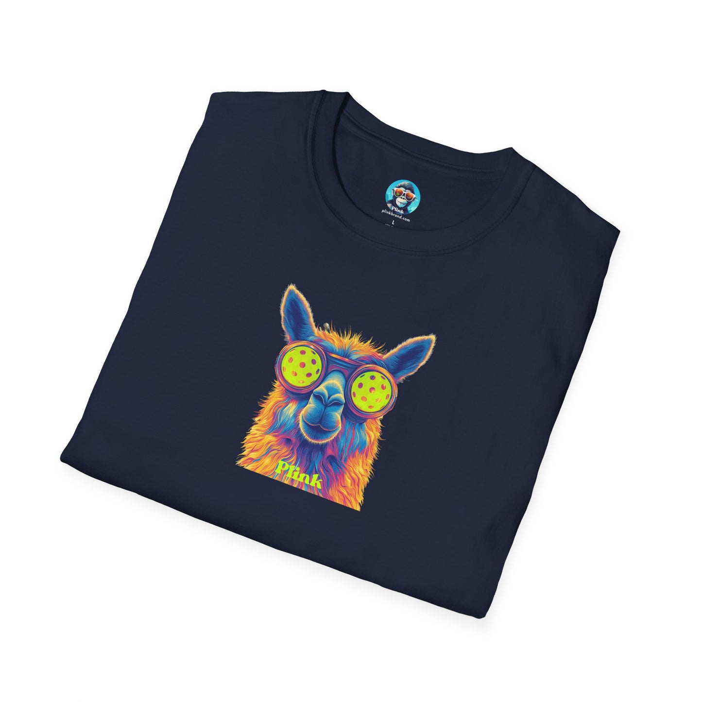 Lama Plink: Pickleball Unisex Softstyle T-Shirt