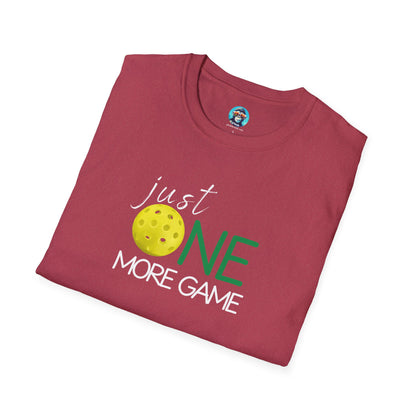 Just One More Game: Pickleball Unisex Softstyle T-Shirt