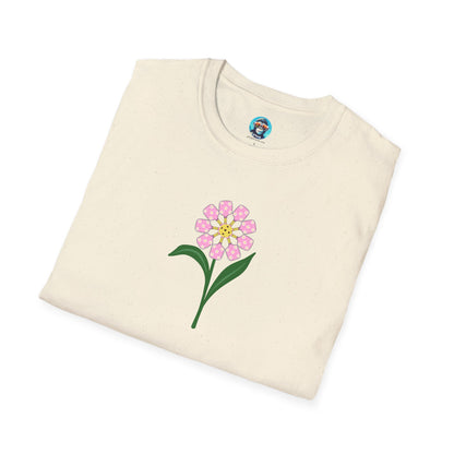 Pickleball Paddle Flower: Unisex Softstyle T-Shirt