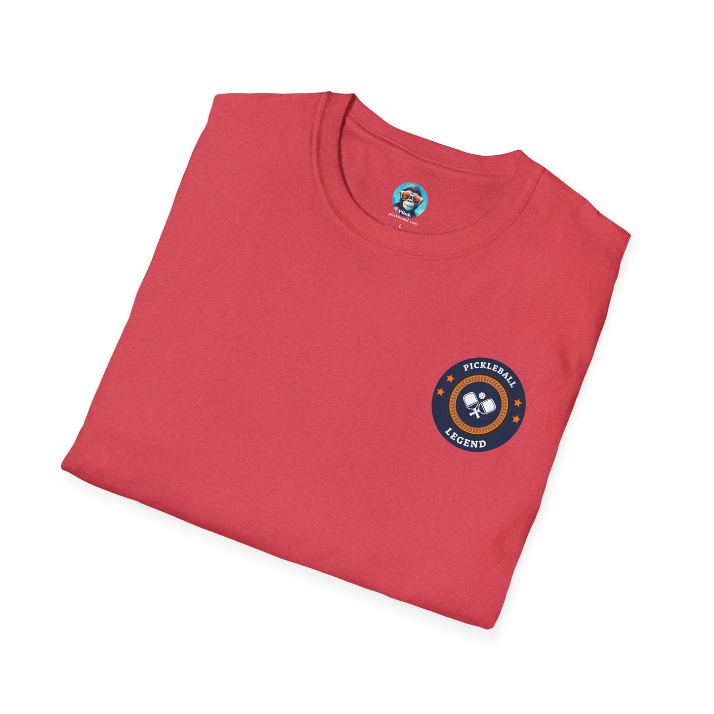 Pickleball Legend Emblem: Unisex Softstyle T-Shirt