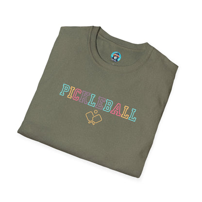 Pickleball Colors: Unisex Softstyle T-Shirt