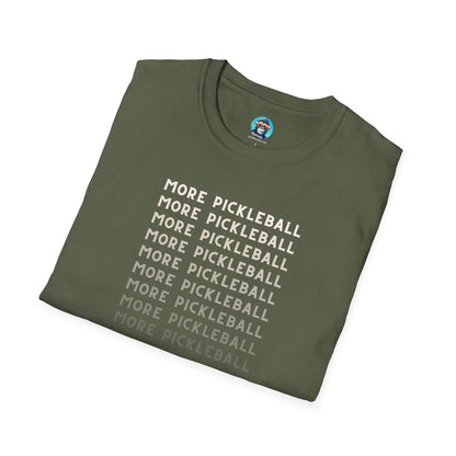 More Pickleball: Unisex Softstyle T-Shirt