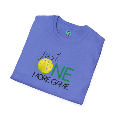 Just One More Game: Pickleball Unisex Softstyle T-Shirt