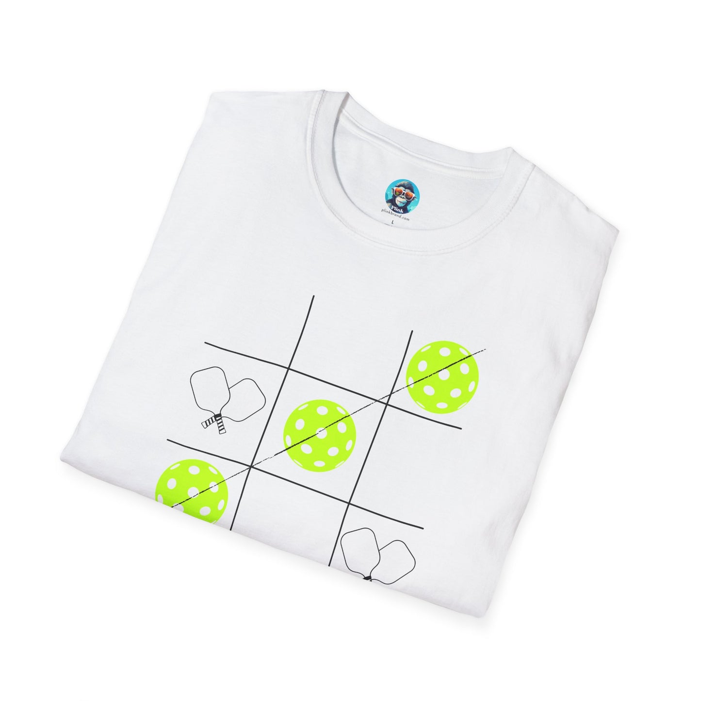 Pickleball Tic Tac Toe: Unisex Softstyle T-Shirt