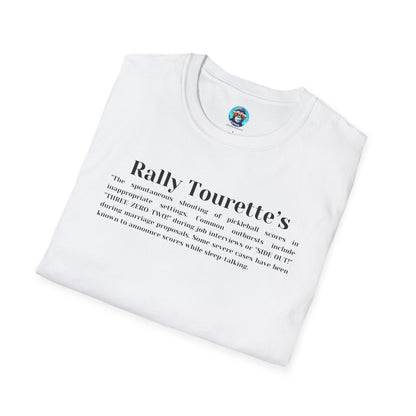 Rally Tourette's: Pickleball Unisex Softstyle T-Shirt