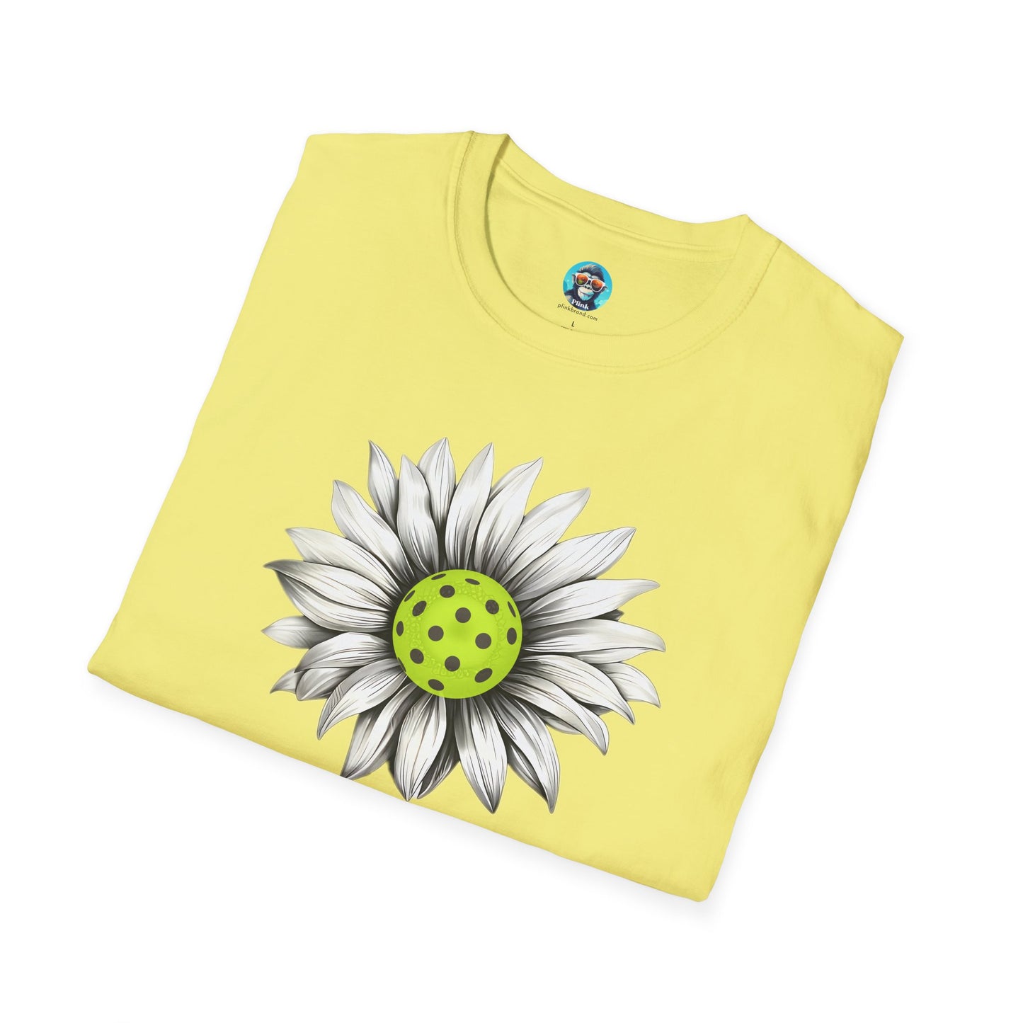 Pickleball Daisy: Unisex Softstyle T-Shirt