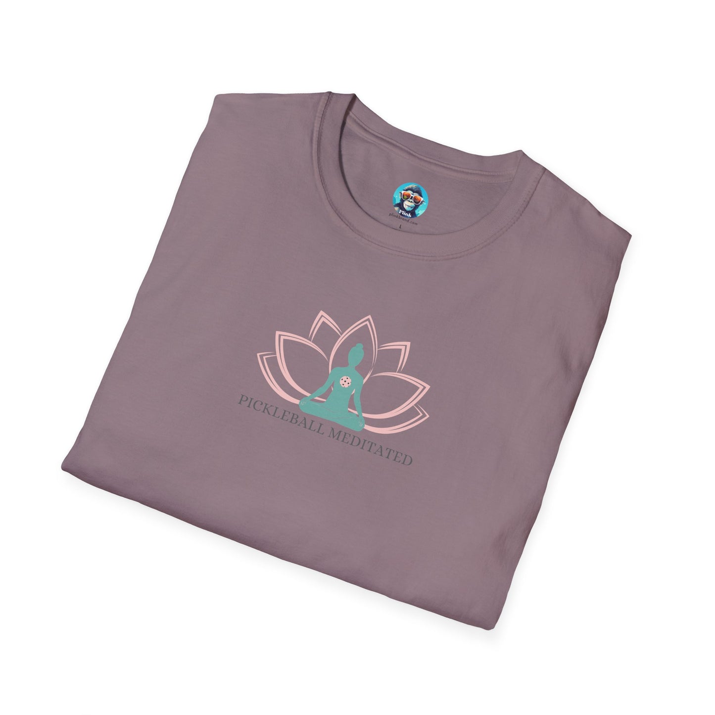 Pickleball Meditated: Unisex Softstyle T-Shirt