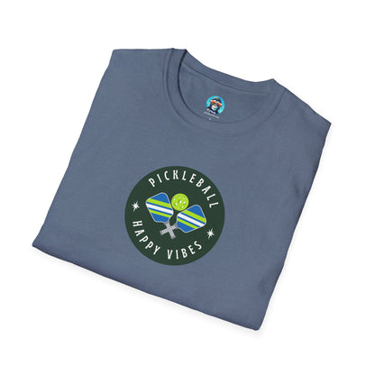 Happy Vibes: Pickleball Unisex Softstyle T-Shirt