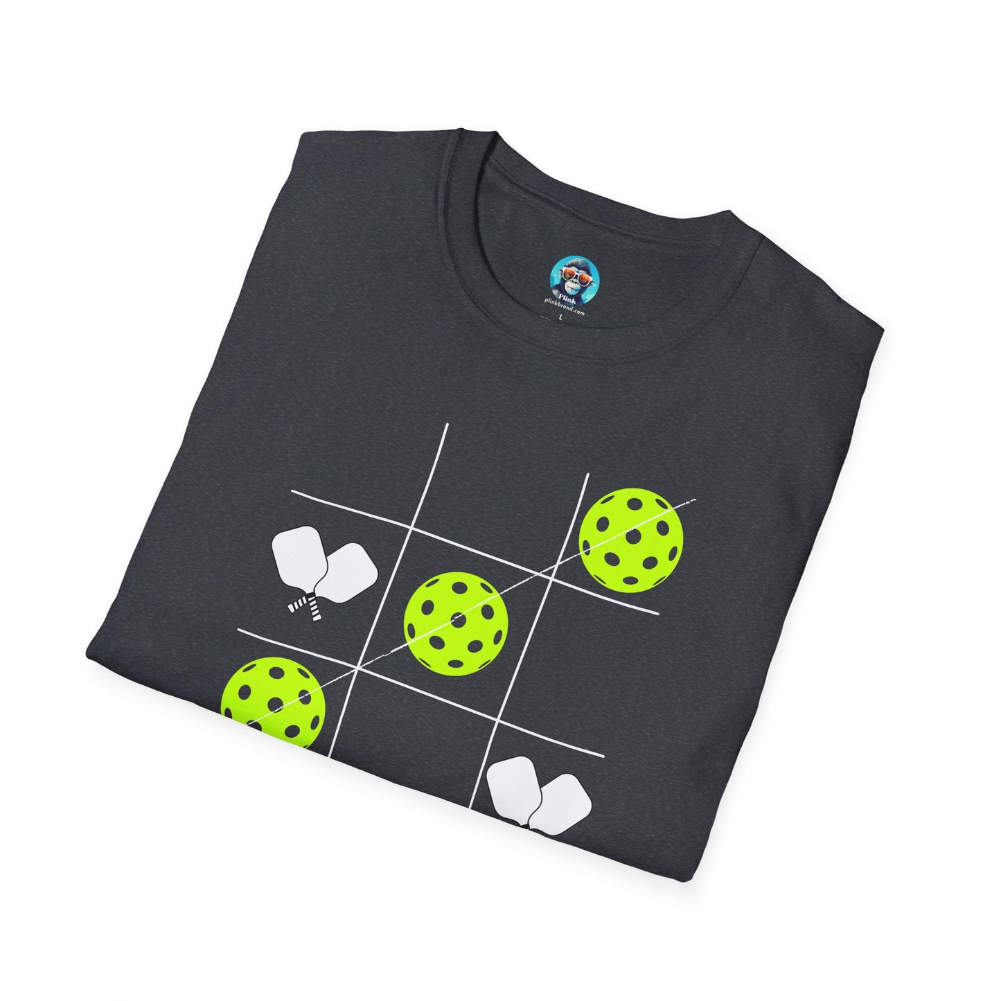 Pickleball Tic Tac Toe: Unisex Softstyle T-Shirt