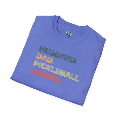 Husband Legend: Pickleball Unisex Softstyle T-Shirt