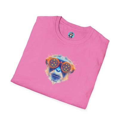 Zap the Chimp: Pickleball Unisex Softstyle T-Shirt