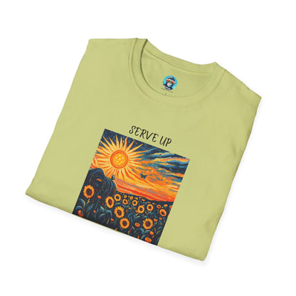 Serve Up Some Sunshine: Pickleball Unisex Softstyle T-Shirt