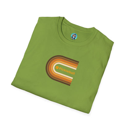 Pickleball Retro Wrap: Unisex Softstyle T-Shirt