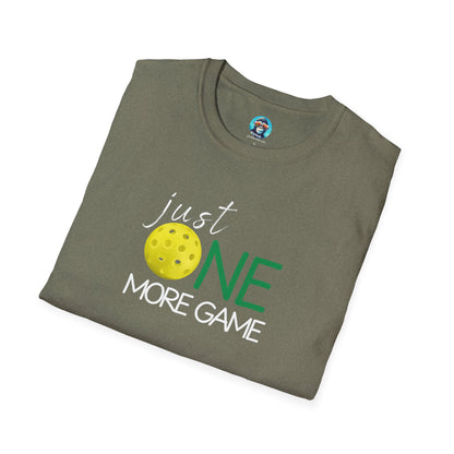 Just One More Game: Pickleball Unisex Softstyle T-Shirt